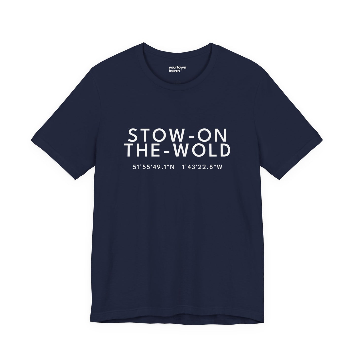 Stow-on-the-Wold — Coordinates Navy Tee