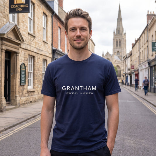 Grantham — Coordinates Navy Tee