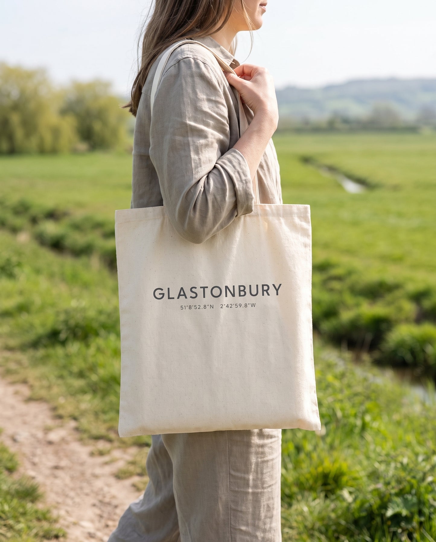 Glastonbury — Coordinates Natural Tote