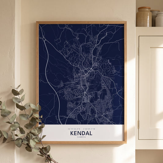 Kendal — Map Print