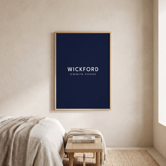 Wickford — Coordinates Print