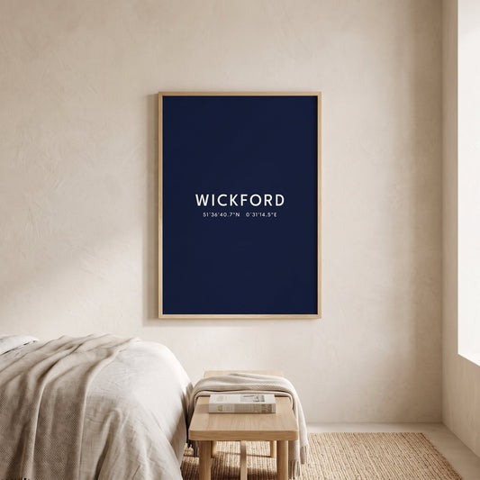 Wickford — Coordinates Print