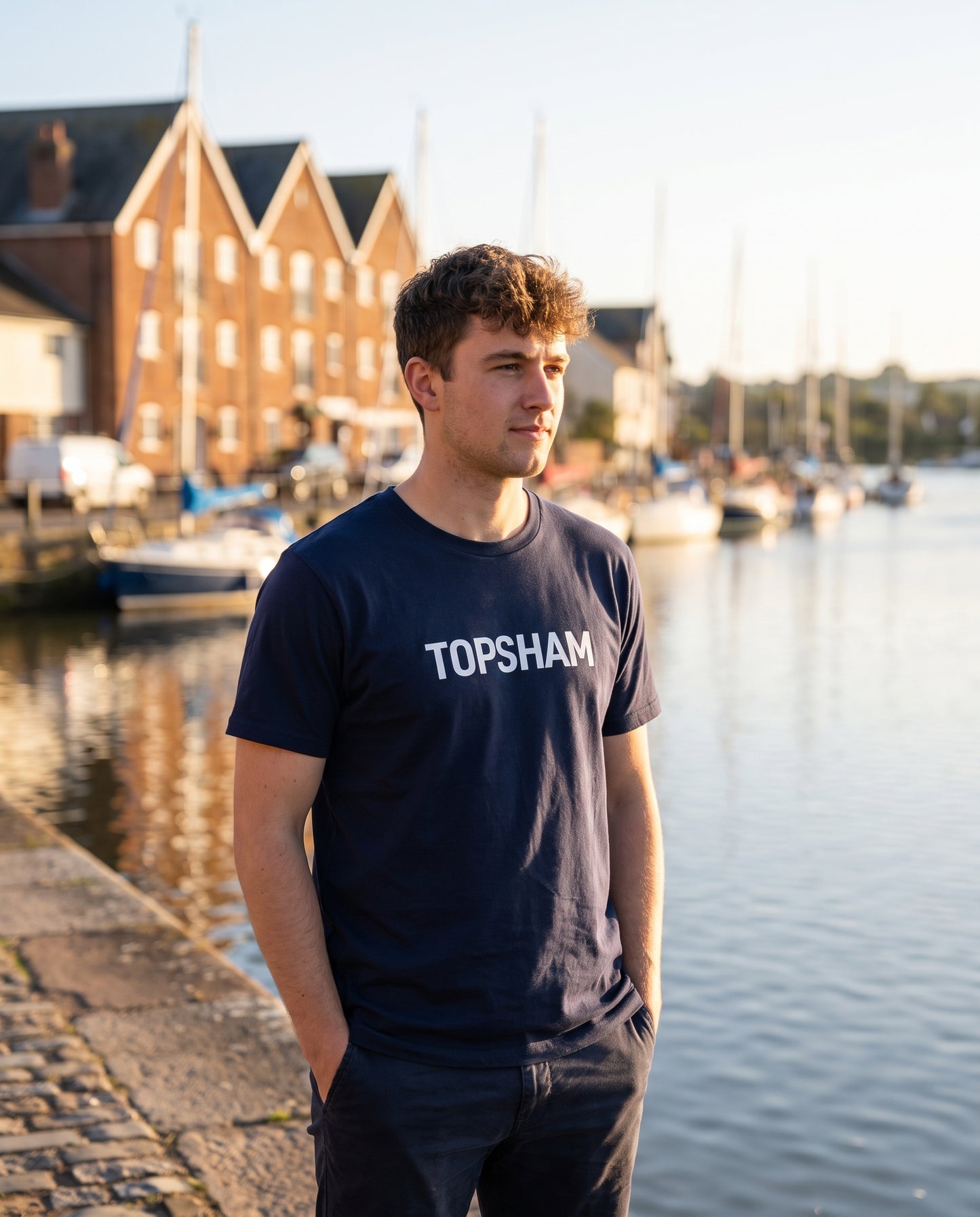 Topsham — Navy Tee
