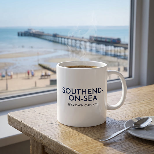 Southend-on-Sea — Coordinates Ceramic Mug