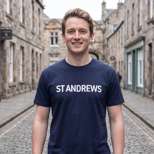 St Andrews — Navy Tee