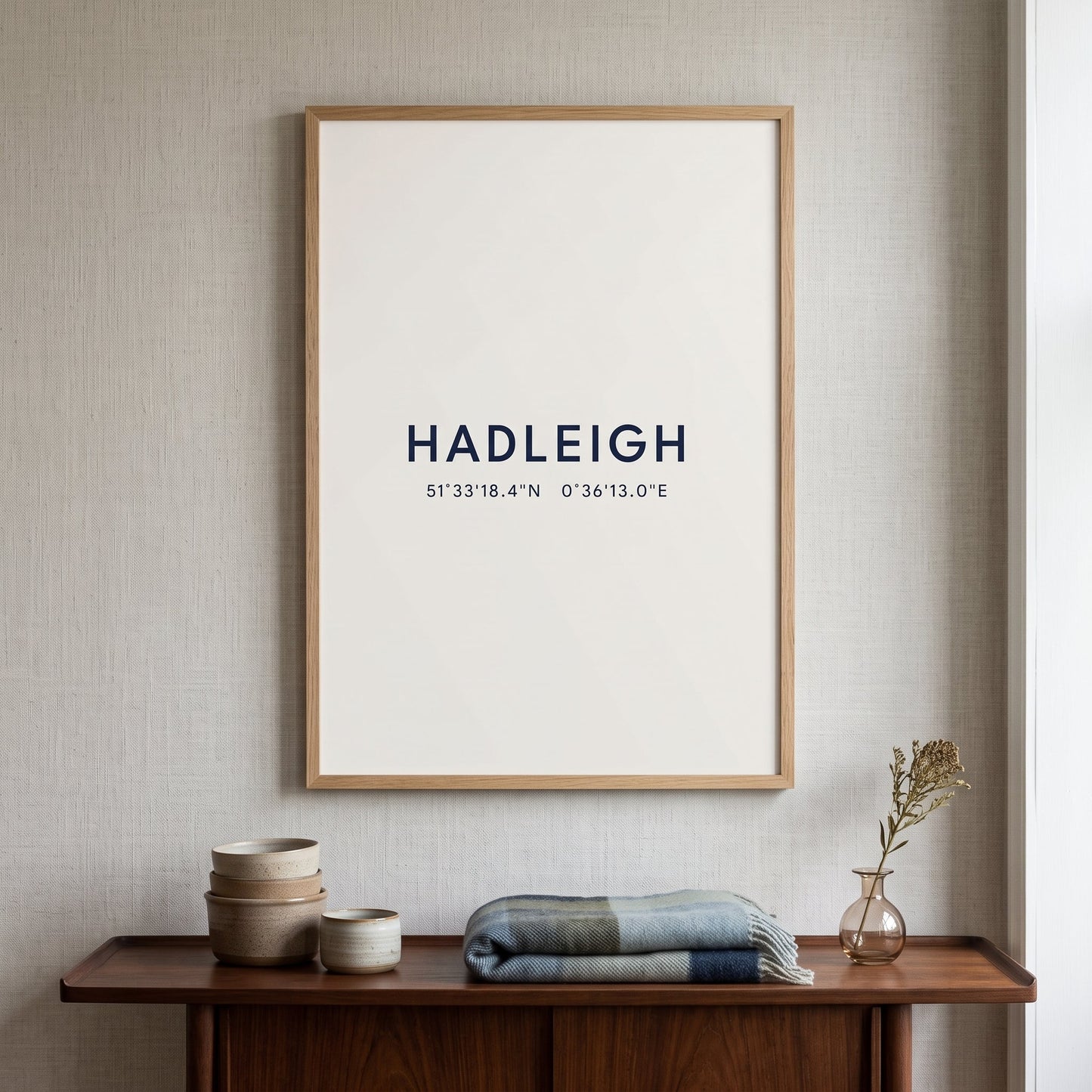 Hadleigh — Coordinates Print (White)