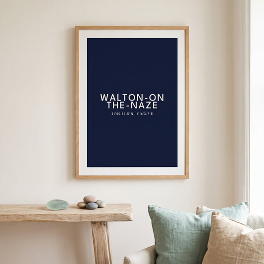 Walton-on-the-Naze — Coordinates Print
