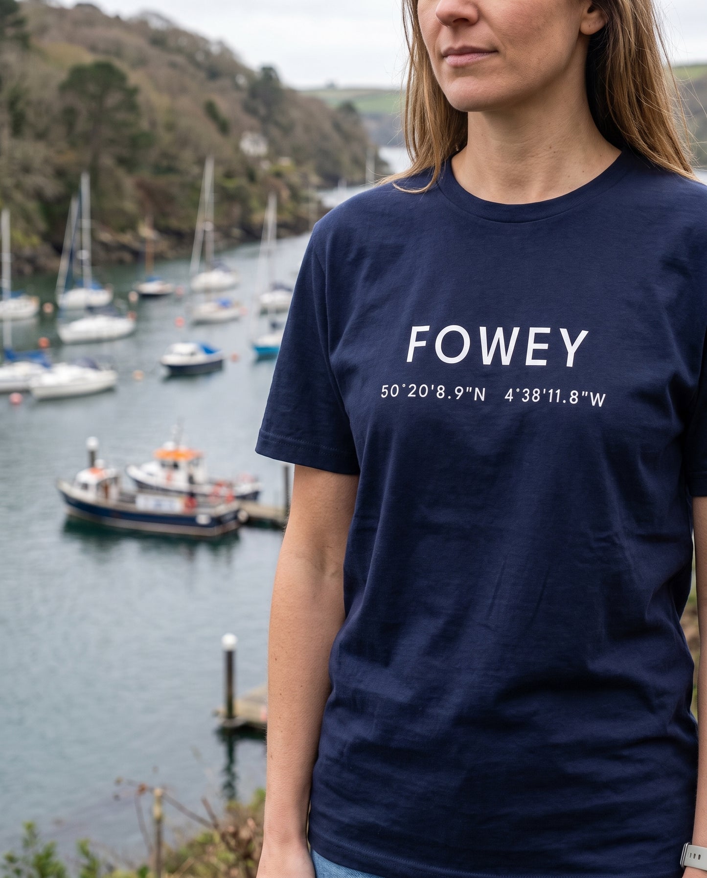 Fowey — Coordinates Navy Tee