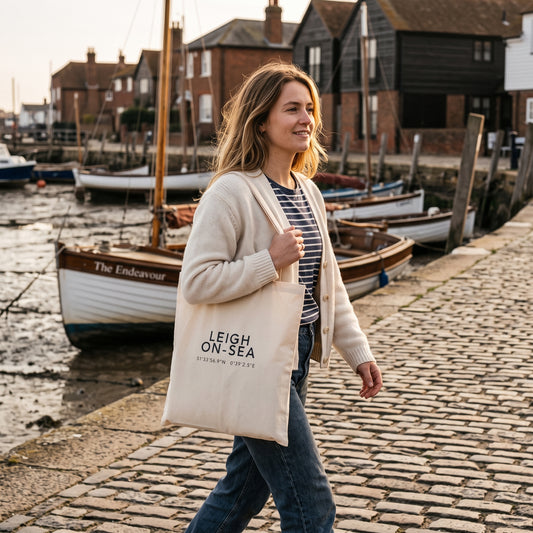 Leigh-on-Sea — Coordinates Natural Tote