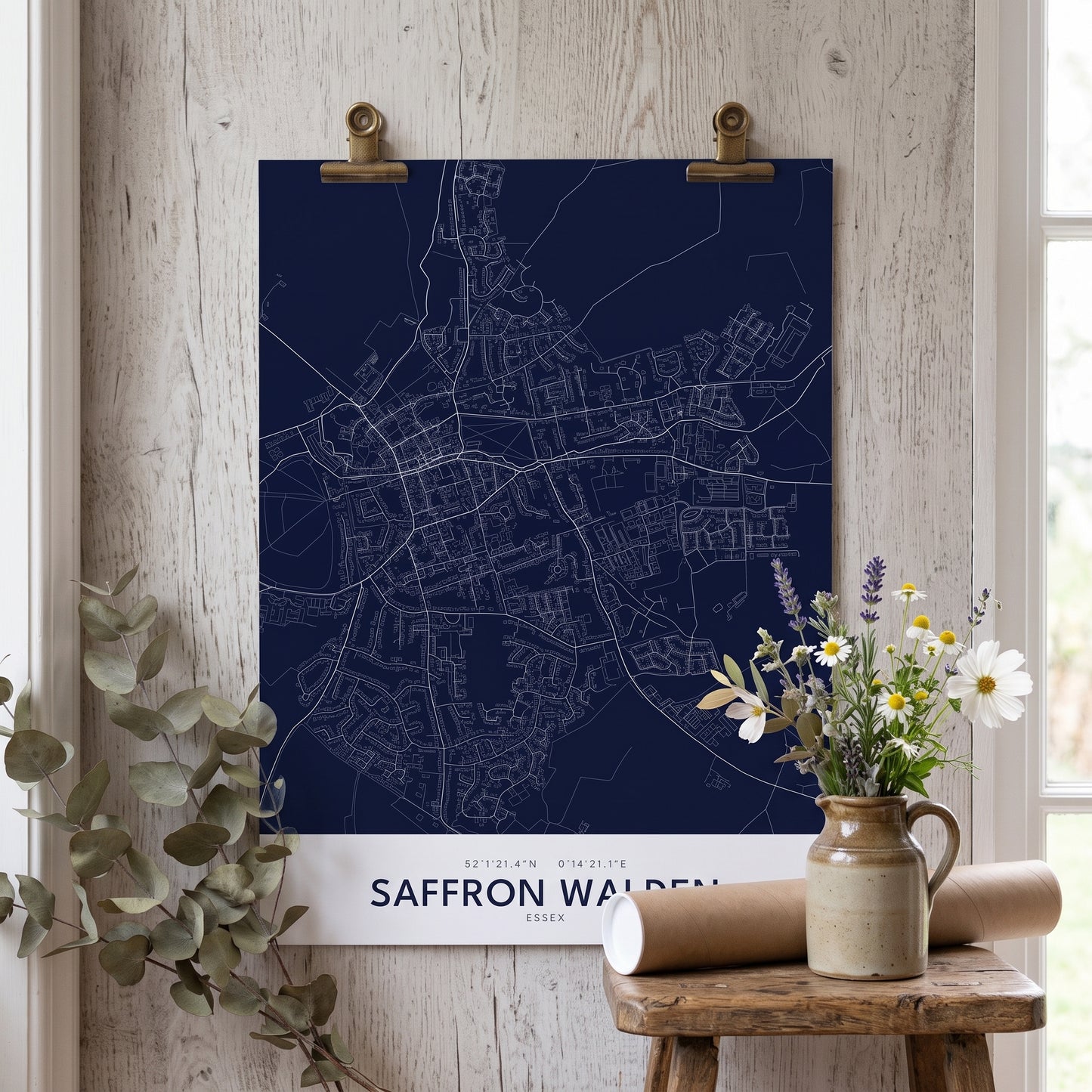 Saffron Walden — Map Print