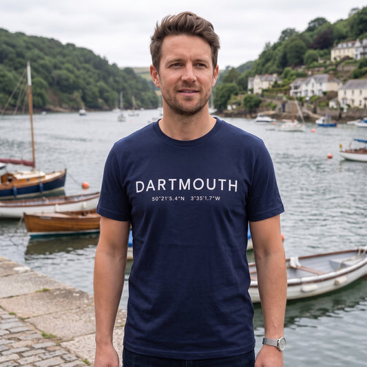 Dartmouth — Coordinates Navy Tee