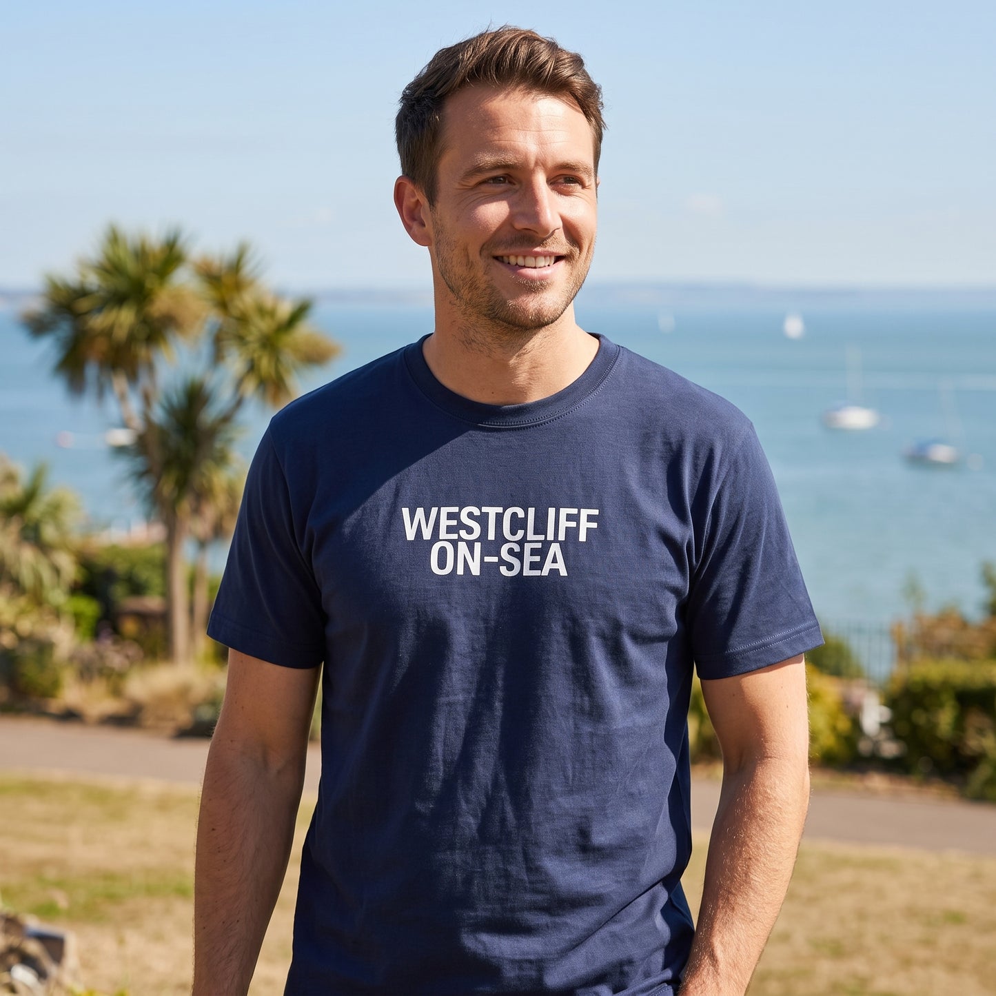 Westcliff-on-Sea — Navy Tee