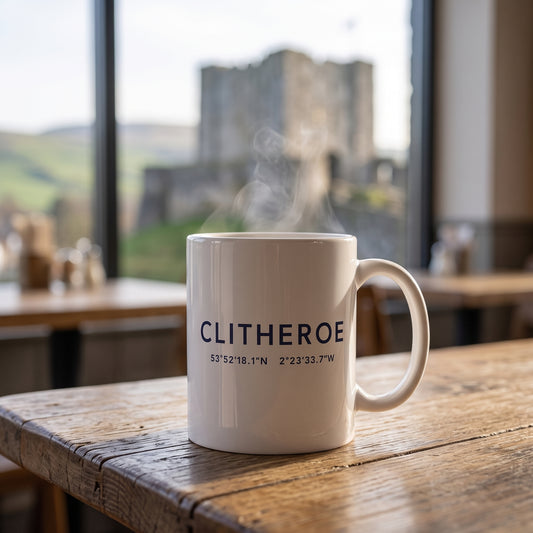 Clitheroe — Coordinates Ceramic Mug