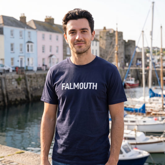 Falmouth — Navy Tee