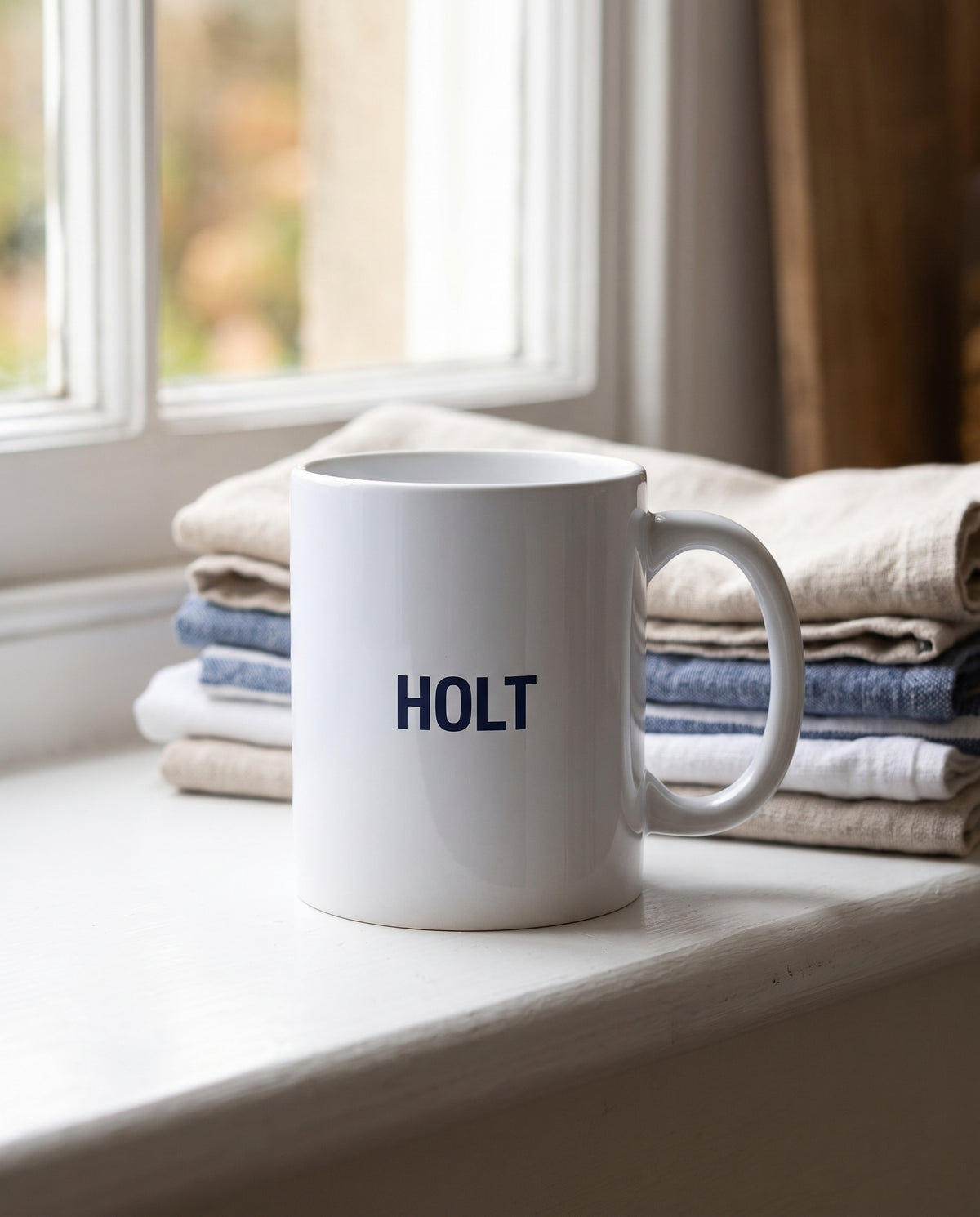 Your Town Merch — Holt Ceramic Mug lifestyle