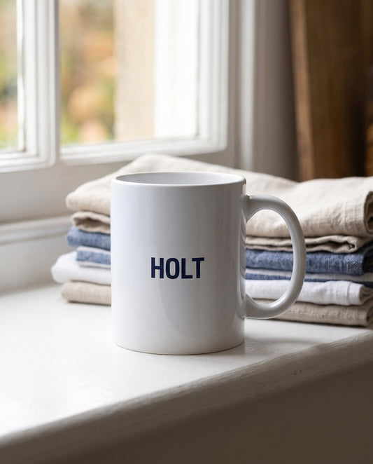 Your Town Merch — Holt Ceramic Mug lifestyle