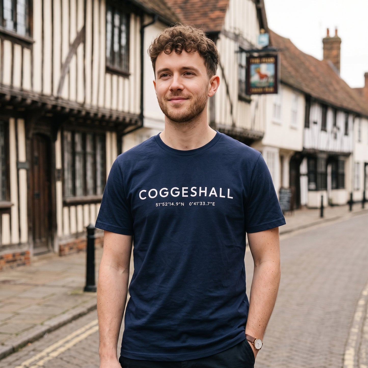 Coggeshall — Coordinates Navy Tee