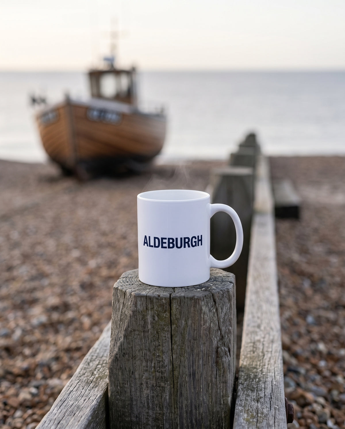Your Town Merch — Aldeburgh Ceramic Mug lifestyle