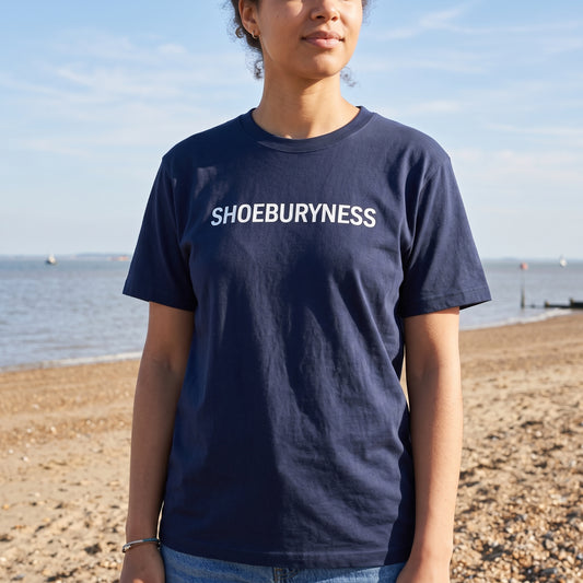 Shoeburyness — Navy Tee