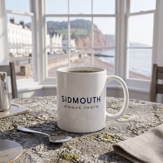 Sidmouth — Coordinates Ceramic Mug