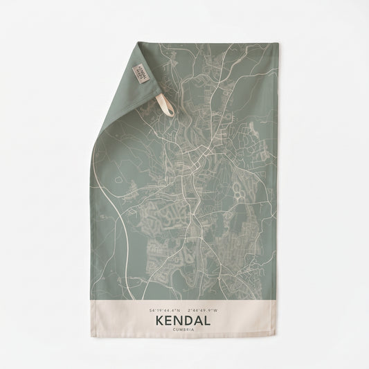 Kendal — Map Tea Towel