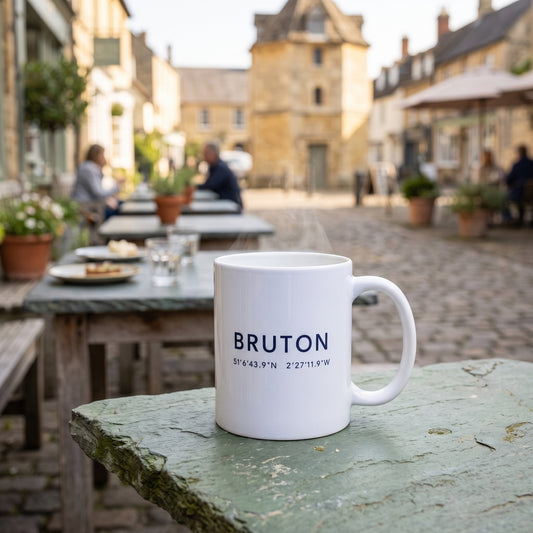 Bruton — Coordinates Ceramic Mug