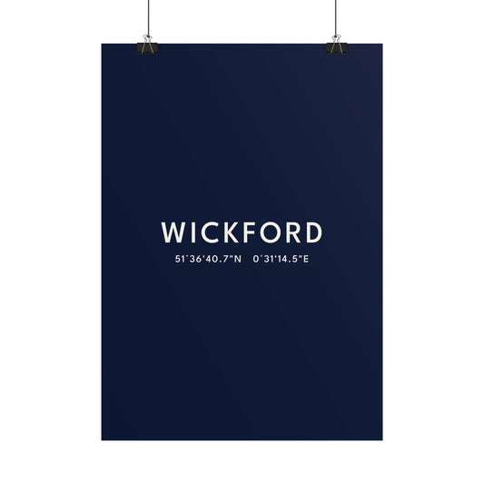 Wickford — Coordinates Print