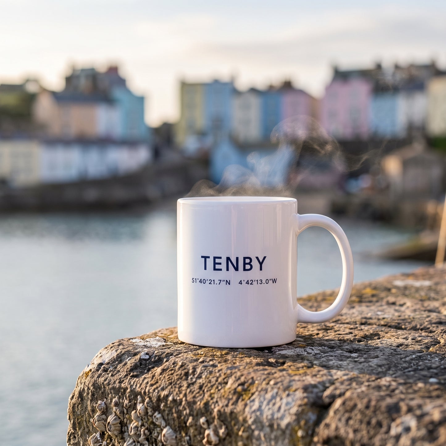 Tenby — Coordinates Ceramic Mug
