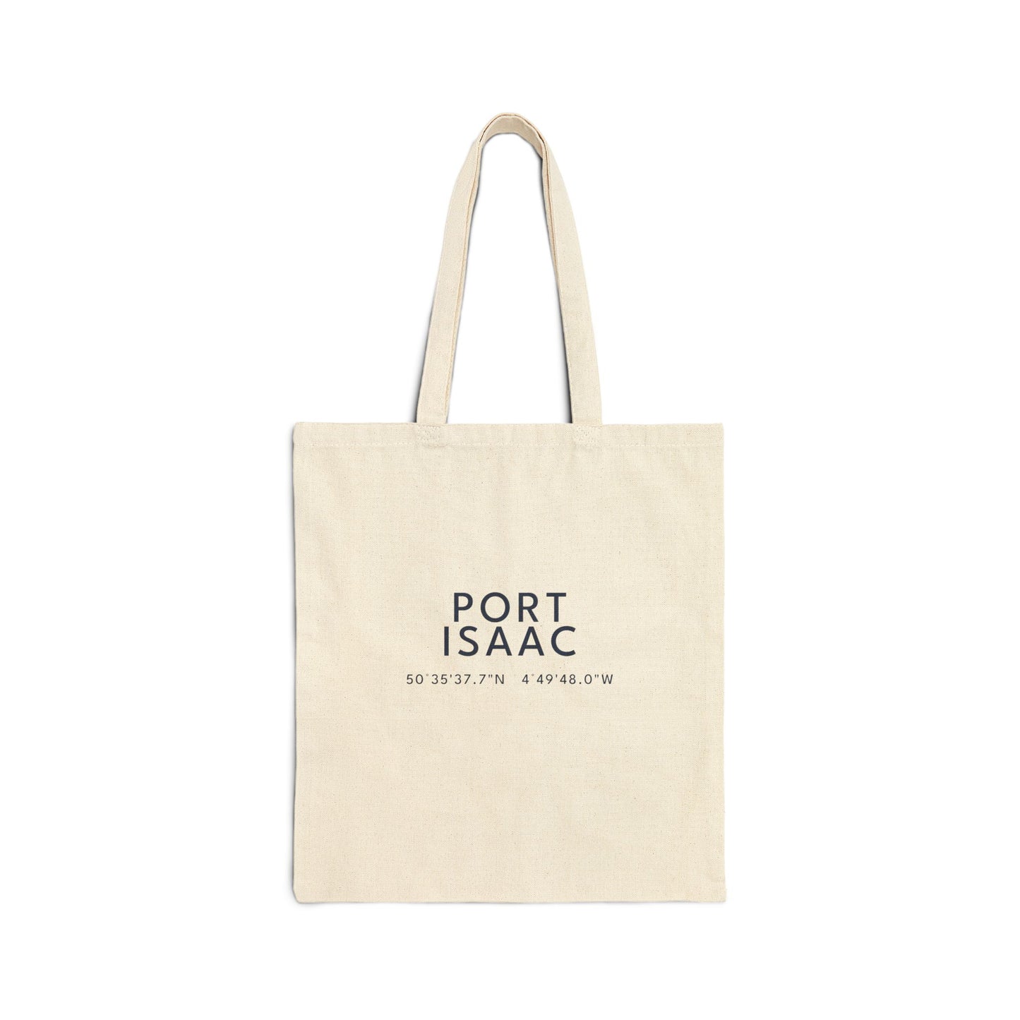 Port Isaac — Coordinates Natural Tote