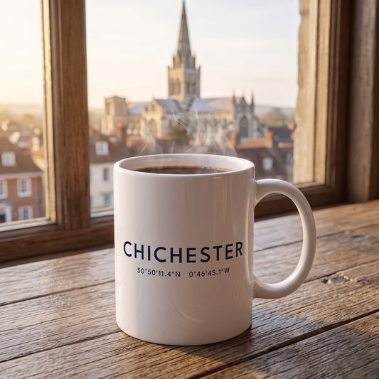 Chichester — Coordinates Ceramic Mug