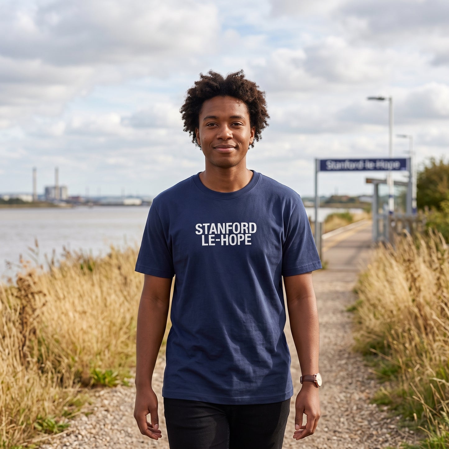 Stanford-le-Hope — Navy Tee