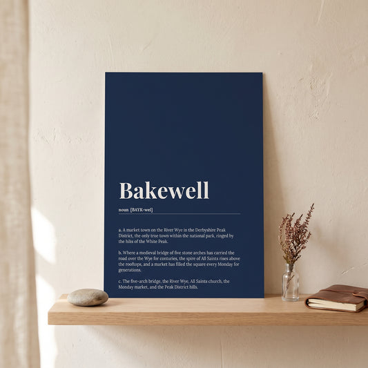 Bakewell — Dictionary Print