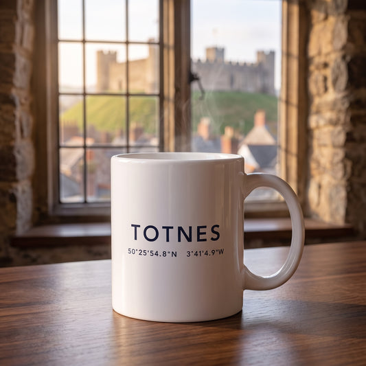 Totnes — Coordinates Ceramic Mug