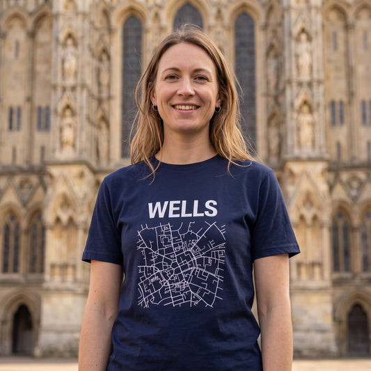 Wells — Navy Tee