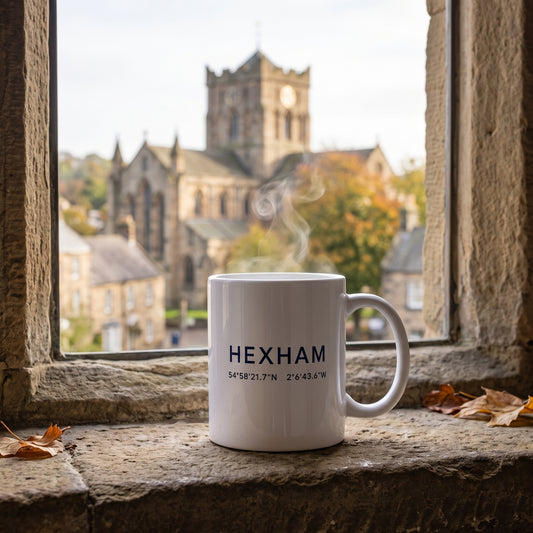 Hexham — Coordinates Ceramic Mug
