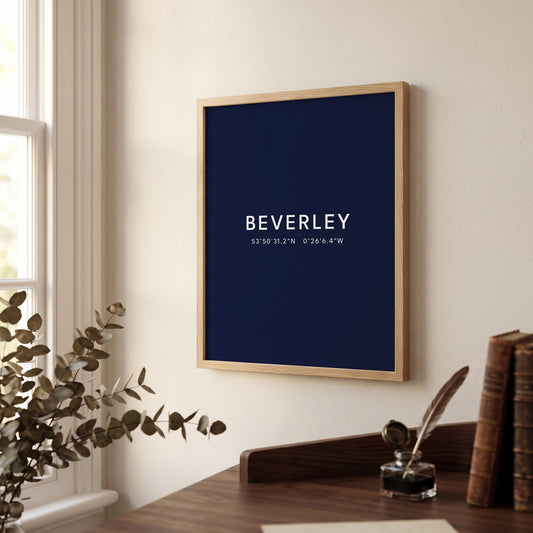 Beverley — Coordinates Print