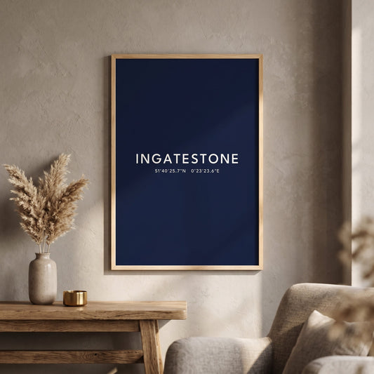 Ingatestone — Coordinates Print