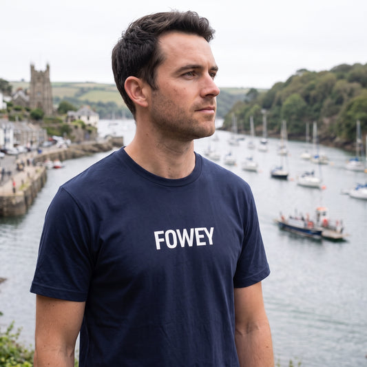 Fowey — Navy Tee