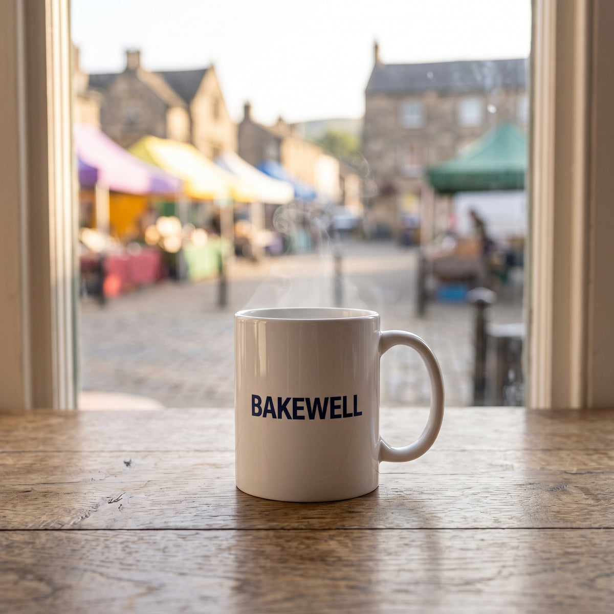 Your Town Merch — Bakewell Ceramic Mug lifestyle
