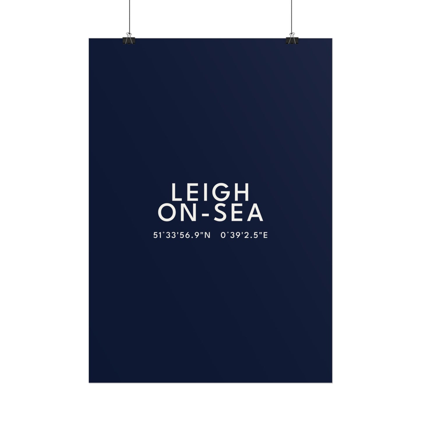 LEIGH-ON-SEA — Coordinates Print