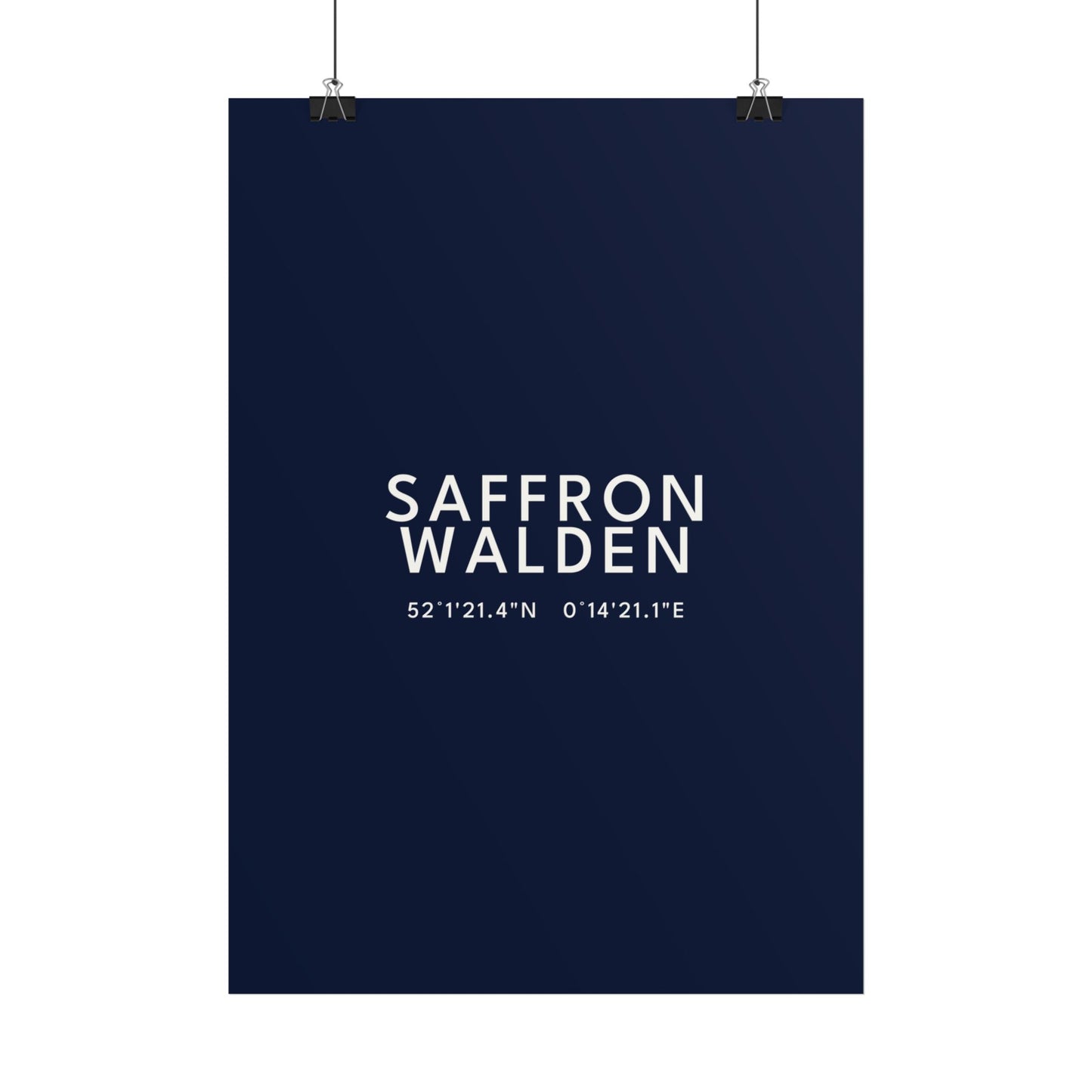 SAFFRON WALDEN — Coordinates Print