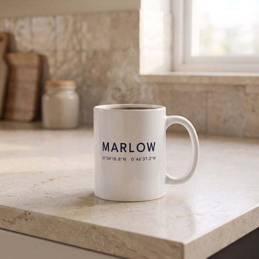 Marlow — Coordinates Ceramic Mug lifestyle