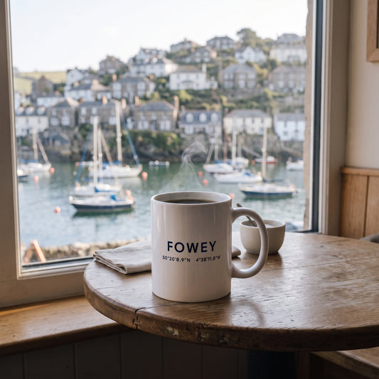 Fowey — Coordinates Ceramic Mug