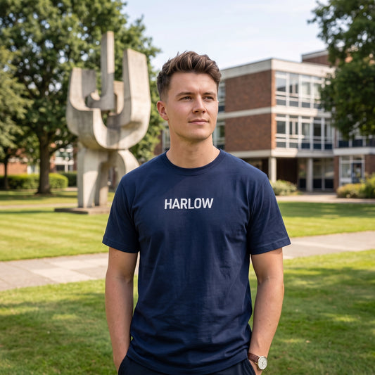 Harlow — Navy Tee
