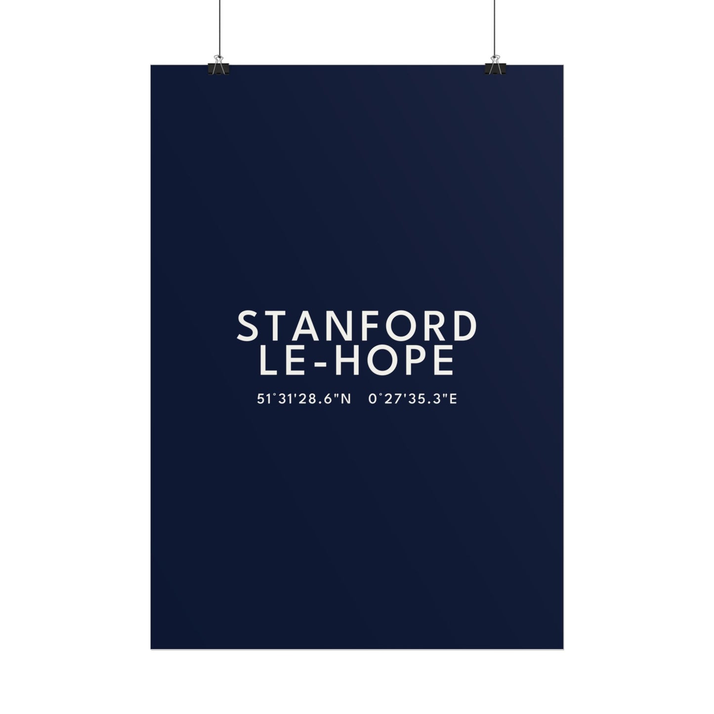 STANFORD-LE-HOPE — Coordinates Print