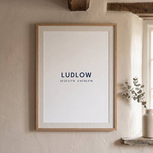 Ludlow — Coordinates Print (White)