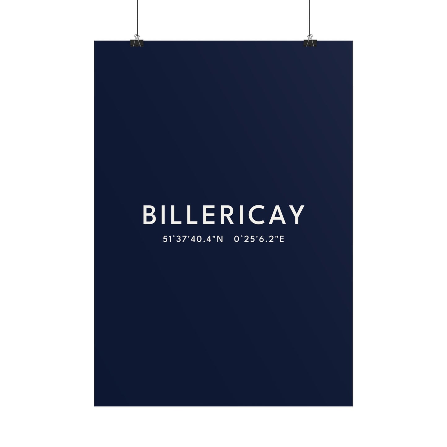 BILLERICAY — Coordinates Print