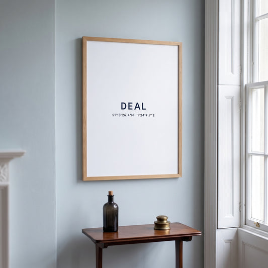 Deal — Coordinates Print (White)