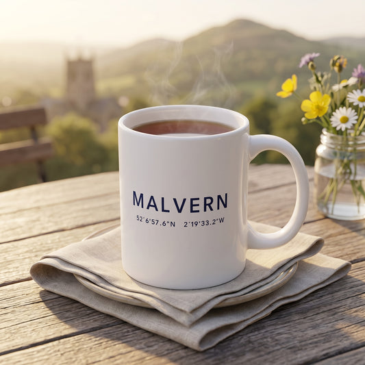 Malvern — Coordinates Ceramic Mug