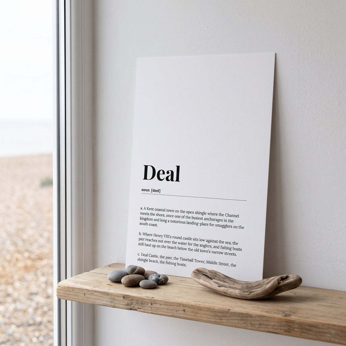 Your Town Merch — Deal Dictionary Print lifestyle